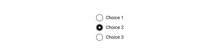 Radio group component