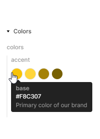 Figma screenshot accent base color