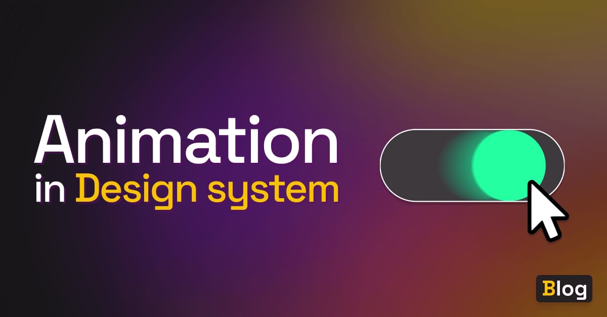 Animation/Motion Design Tokens. For complex Design Systems